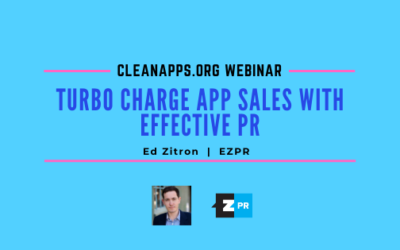 Webinar: Turbo Charge App Sales with Effective PR